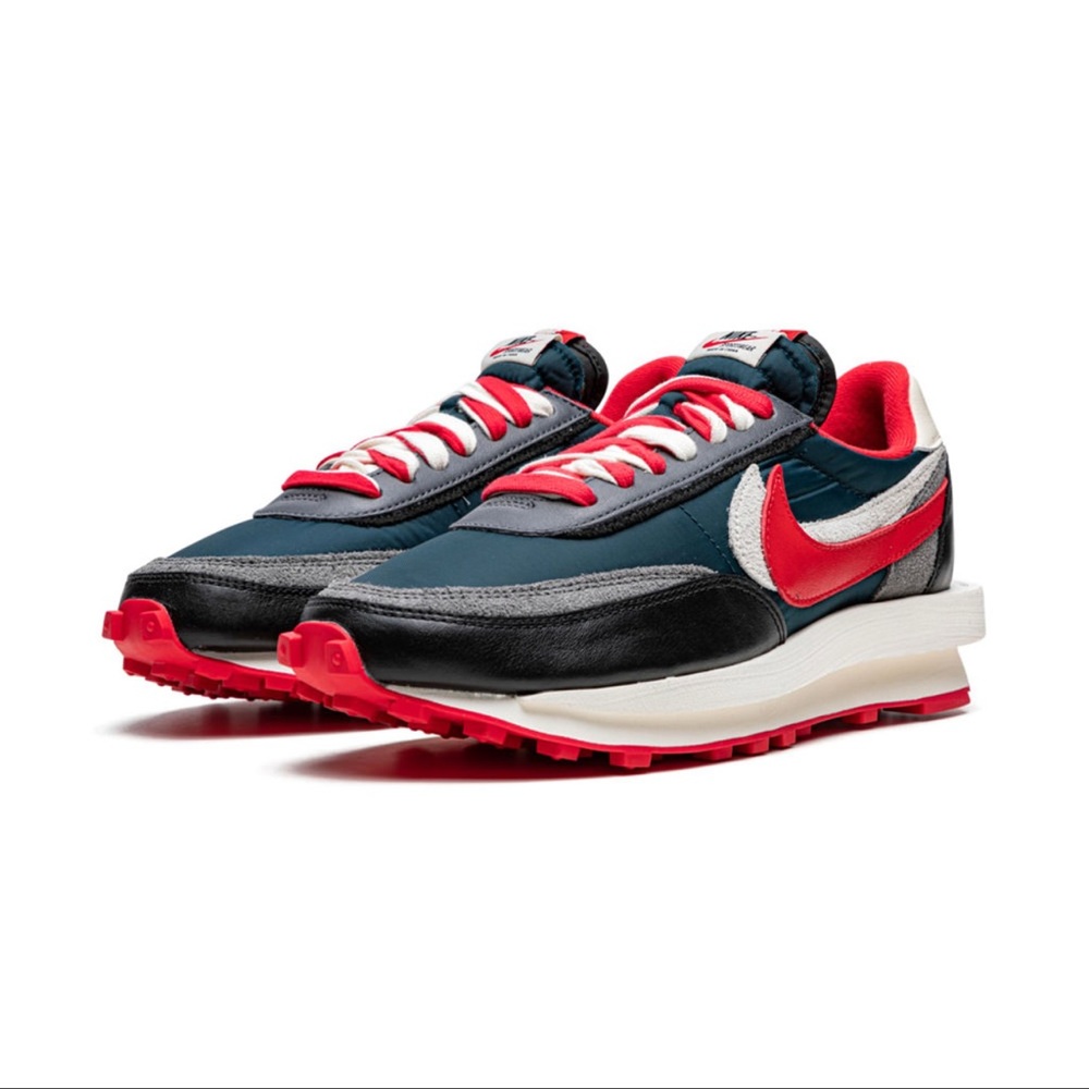 Nike LDWaffle sacai x Undercover – Midnight Spruce/University Red